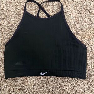 Nike Women's Black High-Neck Sports Bra